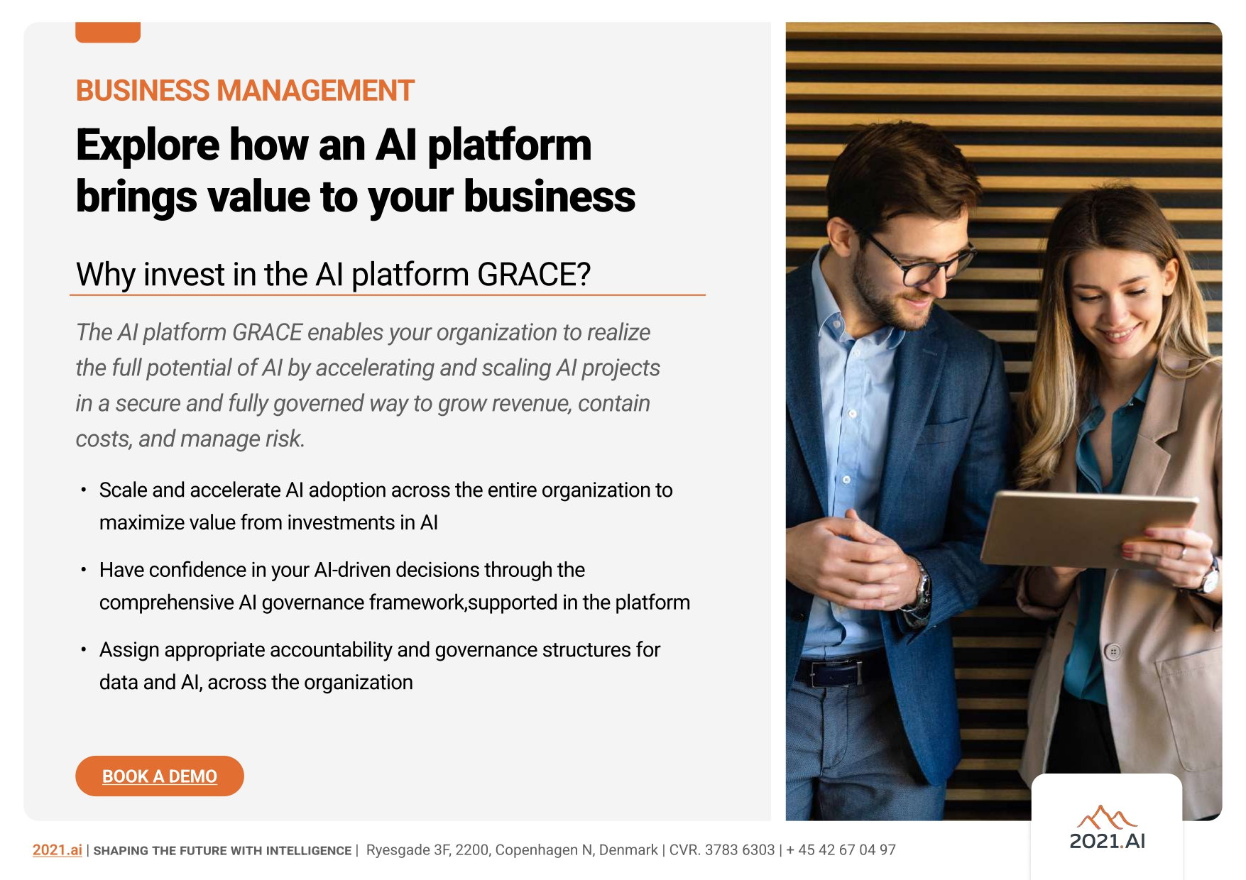 GRACE AI Platform for business management
