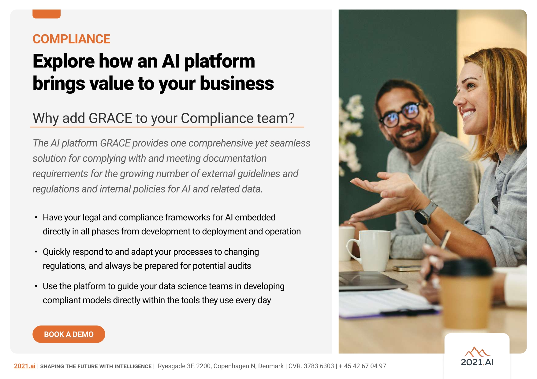 GRACE AI platform for compliance